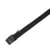 Arno strap 25 mm PE black with green buckle